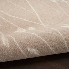 Nourison Modern Floral Rectangle Area Rug Grafix Beige GRF15 Made In Turkey