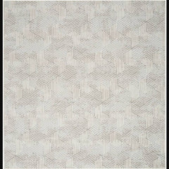 Nourison Modern Geometric Rectangle Area Rug Grafix Grey GRF39 Made In Turkey