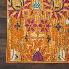 Nourison Bohemian Floral Rectangle Area Rug Passion Sunburst PSN01 Made In Turkey