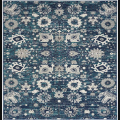 Nourison Bohemian Floral Rectangle Area Rug Passion Surf PSN01 Made In Turkey