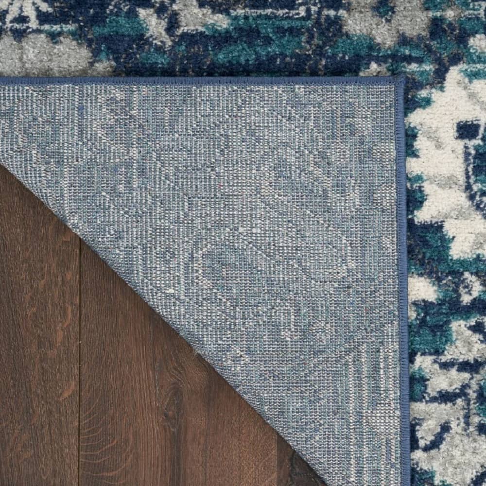 Nourison Bohemian Floral Rectangle Area Rug Passion Surf PSN01 Made In Turkey