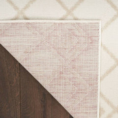Nourison Bohemian Moroccan Rectangle Area Rug Grafix Ivory Beige GRF37 Made In Turkey