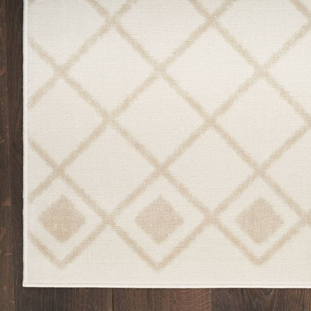 Nourison Bohemian Moroccan Rectangle Area Rug Grafix Ivory Beige GRF37 Made In Turkey