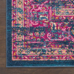 Nourison Bohemian Persian Rectangle Area Rug Passion Blue PSN03 Made In Turkey