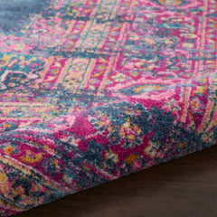 Nourison Bohemian Persian Rectangle Area Rug Passion Blue PSN03 Made In Turkey
