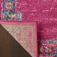 Nourison Bohemian Persian Rectangle Area Rug Passion Fuchsia PSN03 Made In Turkey