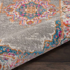 Nourison Bohemian Persian Rectangle Area Rug Passion Grey PSN03 Made In Turkey
