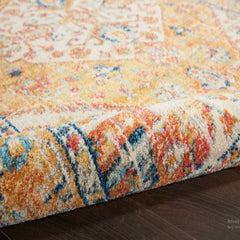 Nourison Bohemian Persian Rectangle Area Rug Passion Ivory Yellow PSN23 Made In Turkey