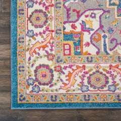 Nourison Bohemian Persian Rectangle Area Rug Passion Blue PSN20 Made In Turkey