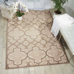 Nourison Bohemian Trellis Rectangle Area Rug Aloha Cream Made In Turkey