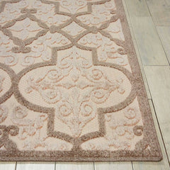 Nourison Bohemian Trellis Rectangle Area Rug Aloha Cream Made In Turkey