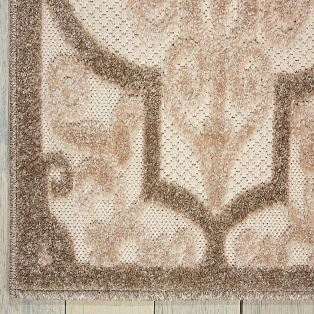 Nourison Bohemian Trellis Rectangle Area Rug Aloha Cream Made In Turkey
