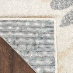 Nourison Contemporary Floral Rectangle Area Rug Passion Ivory Grey PSN17 Made In Turkey
