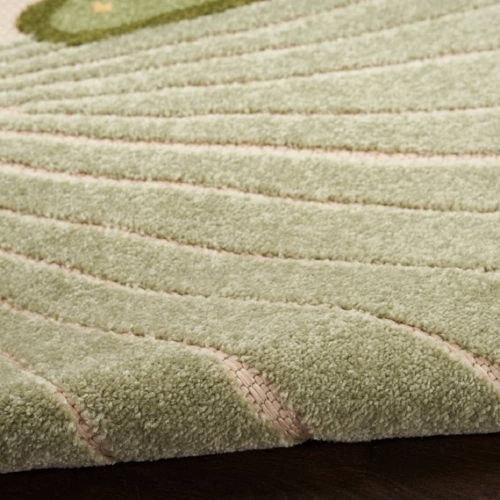 Nourison Contemporary Nature Rectangle Area Rug Aloha Green Yellow ALH24 Made In Turkey