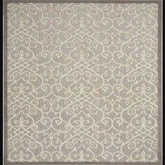 Nourison Contemporary Trellis Rectangle Area Rug Aloha Natural ALH21 Made In Turkey
