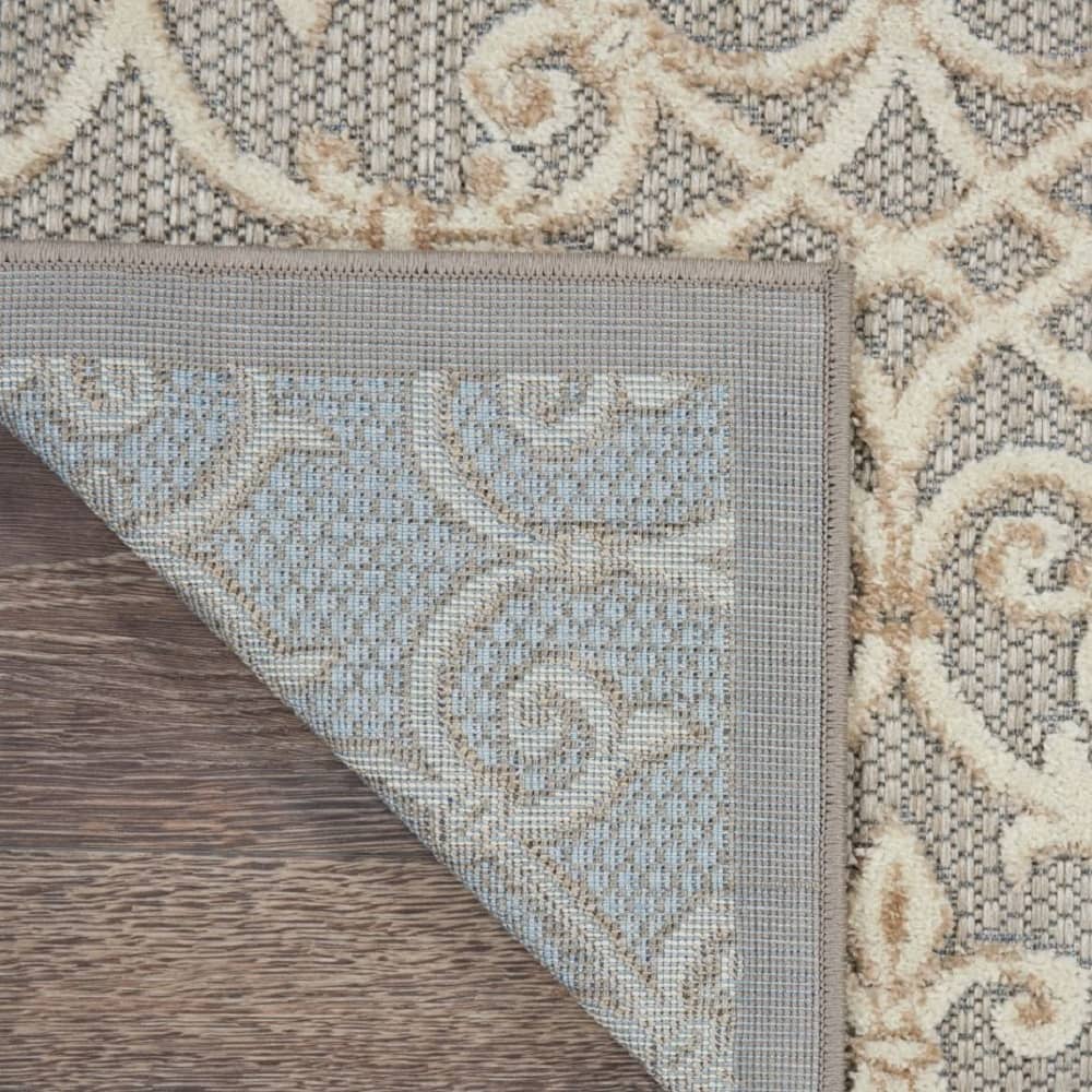 Nourison Contemporary Trellis Rectangle Area Rug Aloha Natural ALH21 Made In Turkey