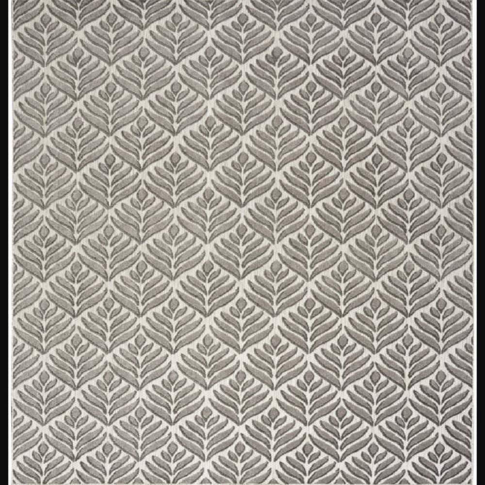 Nourison Minimalist Nature Rectangle Area Rug Aloha Charcoal ALH35 Made In Turkey