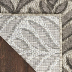 Nourison Minimalist Nature Rectangle Area Rug Aloha Charcoal ALH35 Made In Turkey