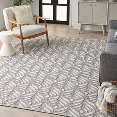 Nourison Minimalist Nature Rectangle Area Rug Aloha Charcoal ALH35 Made In Turkey