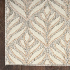 Nourison Minimalist Nature Rectangle Area Rug Aloha Ivory ALH35 Made In Turkey