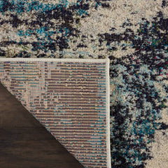Nourison Modern Abstract Rectangle Area Rug Celestial Ivory CES02 Made In Turkey