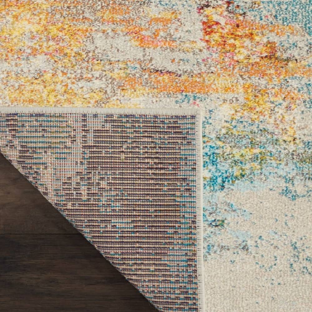 Nourison Modern Abstract Rectangle Area Rug Celestial Sealife CES02 Made In Turkey