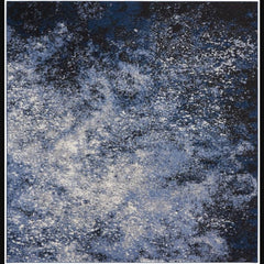 Nourison Modern Abstract Rectangle Area Rug Passion Light Blue Black PSN10 Made In Turkey
