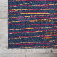 Nourison Modern Abstract Rectangle Area Rug Passion Multicolor PSN09 Made In Turkey