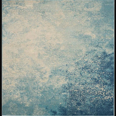 Nourison Modern Abstract Rectangle Area Rug Passion Navy Light Blue PSN10 Made In Turkey