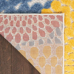 Nourison Modern Geometric Rectangle Area Rug Aloha Multicolor ALH29 Made In Turkey