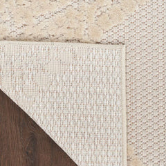 Nourison Modern Nature Rectangle Area Rug Aloha Ivory ALH28 Made In Turkey