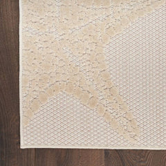 Nourison Modern Nature Rectangle Area Rug Aloha Ivory ALH28 Made In Turkey