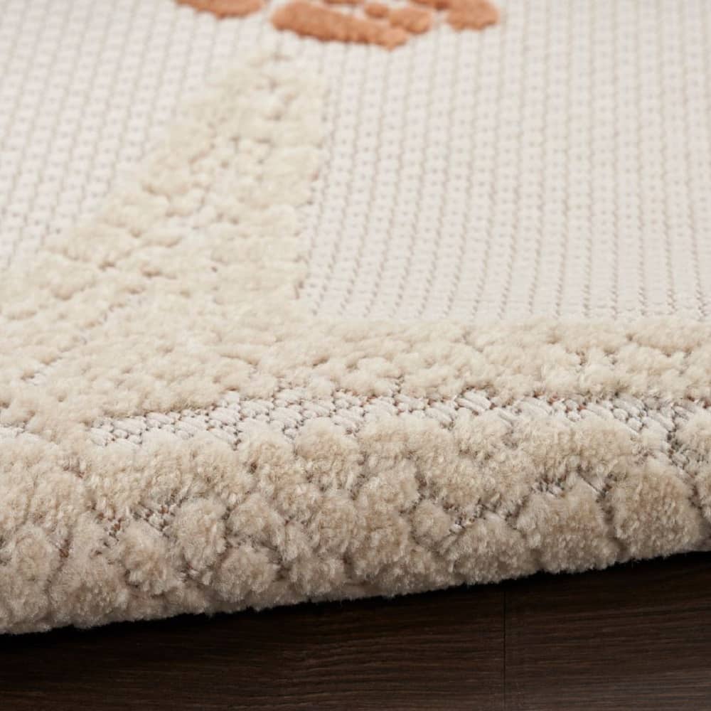 Nourison Modern Nature Rectangle Area Rug Aloha Ivory ALH28 Made In Turkey