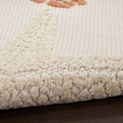 Nourison Modern Nature Rectangle Area Rug Aloha Ivory ALH28 Made In Turkey