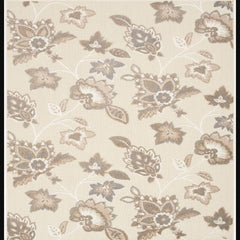 Nourison Sleek Floral Rectangle Area Rug Aloha Beige ALH31 Made In Turkey