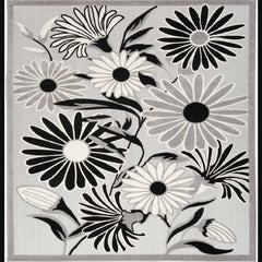 Nourison Sophisticated Floral Rectangle Area Rug Aloha Black ALH33 Made In Turkey
