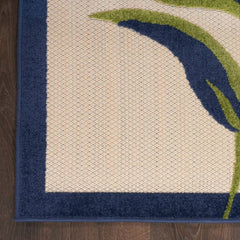 Nourison Sophisticated Floral Rectangle Area Rug Aloha Multicolor ALH33 Made In Turkey