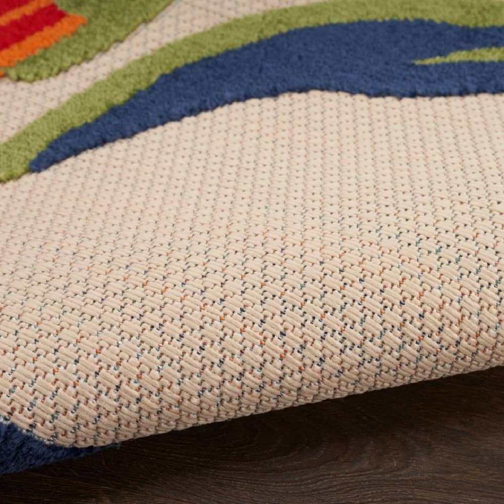 Nourison Sophisticated Floral Rectangle Area Rug Aloha Multicolor ALH33 Made In Turkey