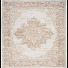 Nourison Vintage Persian Rectangle Area Rug Grafix Ivory Beige GRF14 Made In Turkey