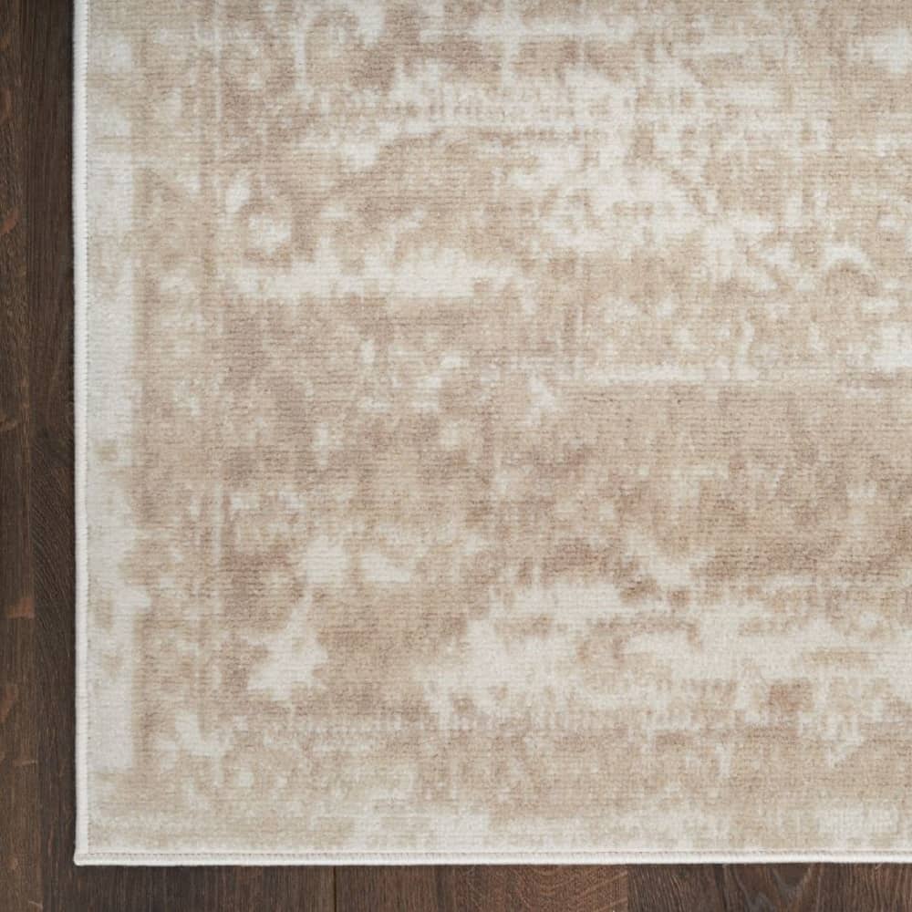 Nourison Vintage Persian Rectangle Area Rug Grafix Ivory Beige GRF14 Made In Turkey