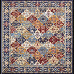 Nourison Vintage Persian Rectangle Area Rug Grafix Multicolor GRF31 Made In Turkey