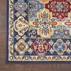 Nourison Vintage Persian Rectangle Area Rug Grafix Multicolor GRF31 Made In Turkey