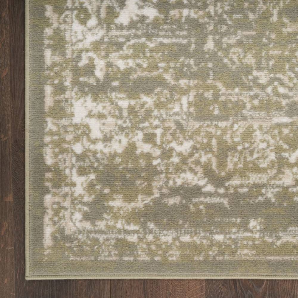 Nourison Vintage Persian Rectangle Area Rug Grafix Olive GRF14 Made In Turkey