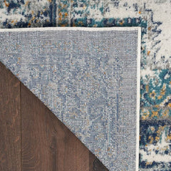 Nourison Vintage Persian Rectangle Area Rug Passion Ivory Grey Blue PSN03 Made In Turkey