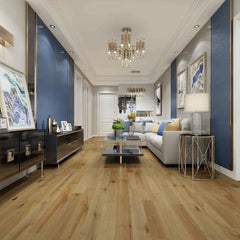 Sonoma Birch Solid Hardwood Floor Hand Scraped - Wheat room