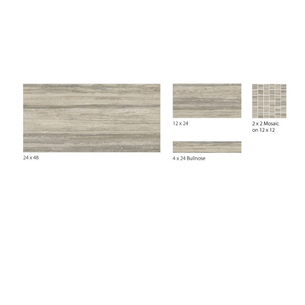 Surface Art Como Artistic Travertine Porcelain Tile Floor Candido Vein Made in Italy