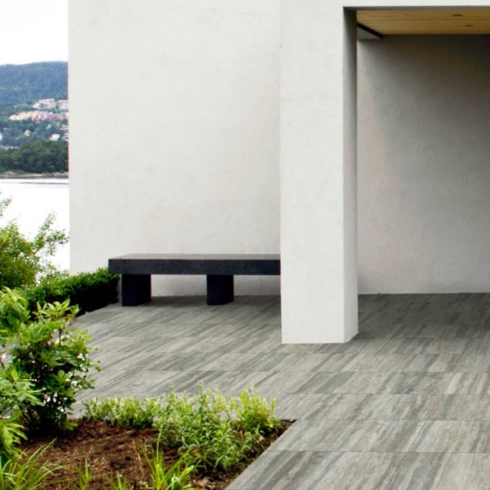 Surface Art Como Artistic Travertine Porcelain Tile Floor Nebulo Vein Made in Italy