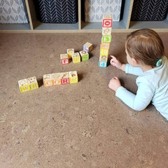 WE Cork Affordable and Sustainable Cork Floating Floor Economical Ash Made in Portugal